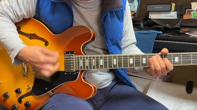 Epiphone ES-335 Pro Limited Edition with coil tap. Comparing humbuckers and single pickups смотреть онлайн