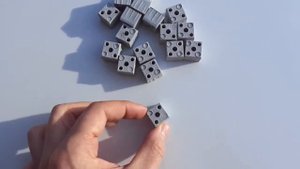 Соединитель для алюминиевого профиля 20 х 20 х 1,5 мм Кубик.