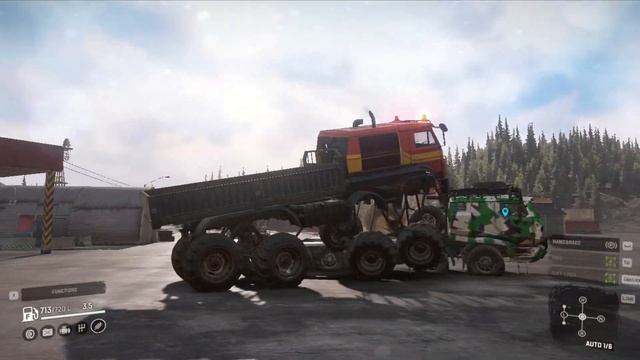 Tuned Azov 64131 SnowRunner Mod Test смотреть онлайн