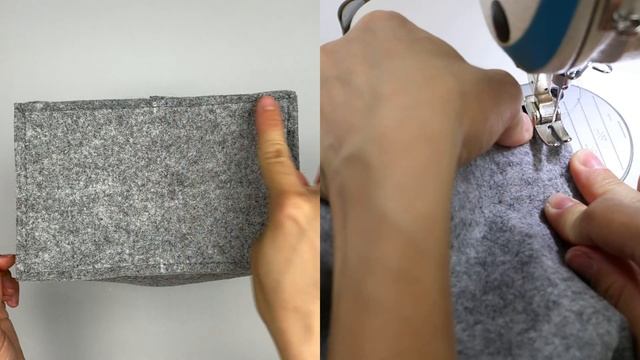 Корзина из фетра легко и просто | Шьем корзинку для хранения своими руками