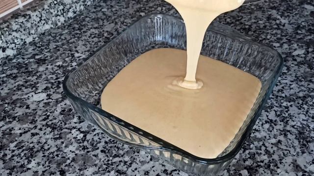 ТУРЕЦКИЙ ПИРОГ ТРИ ЛОЖКИ С МОЛОЧНОЙ ПРОПИТКОЙ .  ВКУСНЫЙ, ЛЕГКИЙ И СОЧНЫЙ