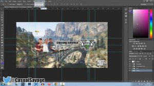 GTA V YouTube Banner Template | Photoshop