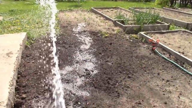 Наша Дача. Как мы делали Альпийскую горку ручей и пруд. смотреть онлайн