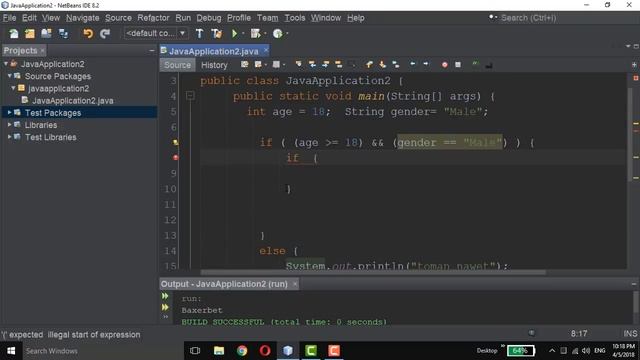 The if/else Statements in Java смотреть онлайн