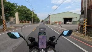 林口山路小跑+55L後箱測試by SYM Joymax Z300