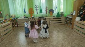 оранжевый Жирафик - танец "Блестящие - Новогодняя"