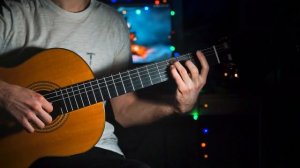 The Nutcracker - Dance of the Sugar Plum Fairy (fingerstyle classical guitar cover) with Tabs