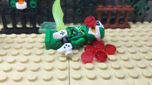 Лего Мортал комбат зелёный ниндзя против Коли Stop motion анимация