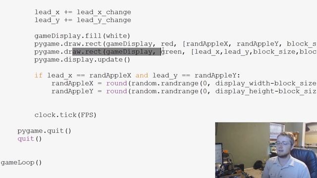 Pygame (Python Game Development) Tutorial - 18 - More Apples and Snake Functions смотреть онлайн