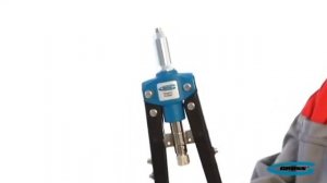 Заклепочник двуручный 420 мм, двухкомпонентные рукоятки, для заклепок 2.4-3.2-4.0-4.8// GROSS