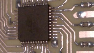 Пайка микросхем с малым шагом жалом "микро волна"