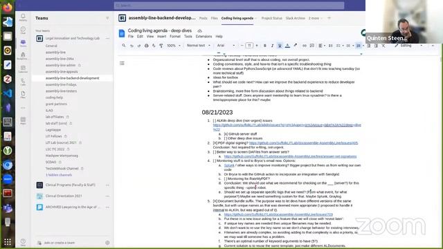 August 21st, 2023 - Coding Deep Dive