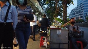 [4K] Thai Street Food For Dinner in Bangkok 2020 | Various places (5pm to 8pm)