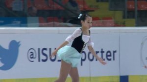 2015 ISU Jr. Grand Prix - Linz Ladies Free Skate Mai MIHARA JPN