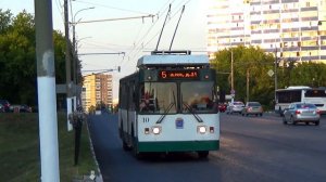 Троллейбус ЗиУ-682 КР "Иваново" №10 с маршрутом №5 "МЦД Подольск - Улица Академика Доллежаля, 19"