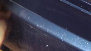 Оклейка заднего бампера защитной пленкой