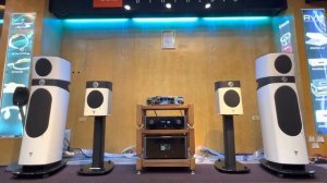 Loa Focal Sopra phối ghép Rotel Michi