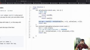 Lecture 103: Minimum Cost Climbing Stairs || DP Series