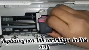 How to remove and replace ink cartridge in HP deskjet 2630 (print scan copy)