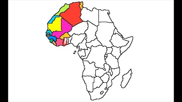 How to draw map of Africa Africa map смотреть онлайн