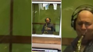Работа в студии. Николай Панченко саксофон