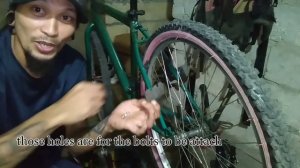 HOW TO CONVERT V BRAKE TO DISCBRAKE  II RESTORING OLD BIKE II NON DISC BRAKE STEEL FRAME CONVERTED