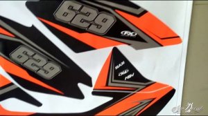 CARA MEMBUAT DECAL KLX STABILO - FLUO ORANGE