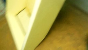 Лодка из пенопласта. Корма. Шпаклёвка из опилок.