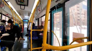 "По Купчино на 288". Поездка на автобусе «МАЗ-203.948» "38285" (ООО «Домтрансавто»), по 288.