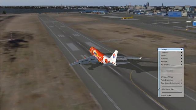 FSX. Boeing 747, заход и посадка в Таллинском аэропорту им. Леннарта Мэри EETN. смотреть онлайн