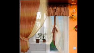 Как оформить окно на кухне: шторы для кухни