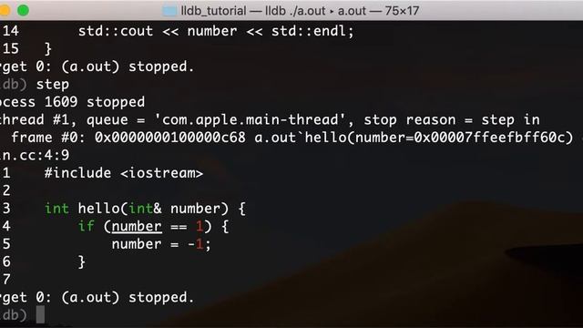 LLDB Quick Tutorial смотреть онлайн