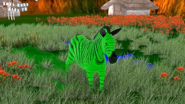 تعليم اسماء و الوان الحيوانات للاطفال/أصوات الحيوانات/فيديو ممتع للاطفال смотреть онлайн