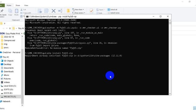 ModuleNotFoundError: No module named 'PyQt5.sip' | pyqt5 ui to py conversion смотреть онлайн