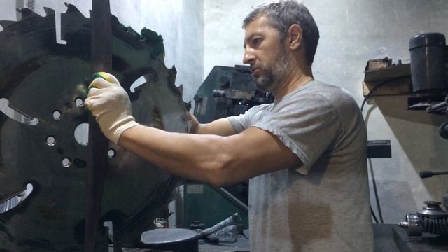 ПАЙКА,ПРАВКА,ЗАТОЧКА дисковых пил диаметром 600мм. смотреть онлайн