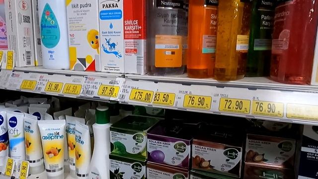 Прогулка по Махмутлару.  Сравниваем цены в разных магазинах. Алания. Турция.