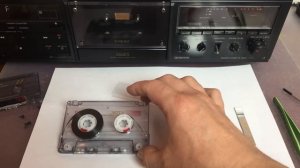 Изготовление зеркальной кассеты для проверки ЛПМ магнитофона