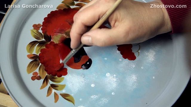Рисую Снегирей к Новому Году. Большой мастер-класс от Ларисы Гончаровой смотреть онлайн