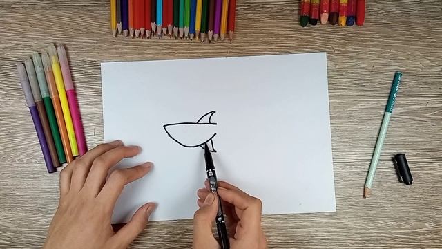Learn How to Draw a Baby Shark in a Few Simple Steps смотреть онлайн