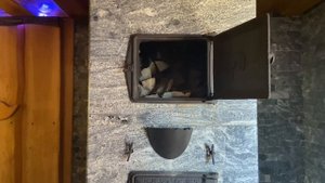 “VERONA” чугунная печь с каменкой по-серому! Коллаборация Sauna DIZAIN и печи “Берёзка”.