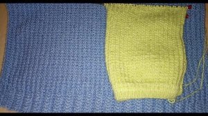 Очень простой узор спицами для вязания детских и взрослых изделий