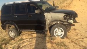 УАЗ патриот с блокировками "вал-рэйсинг"