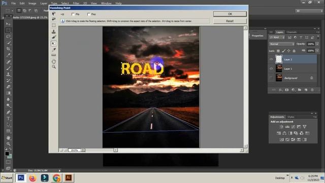Vanishing Point Adobe Photoshop -Easy смотреть онлайн