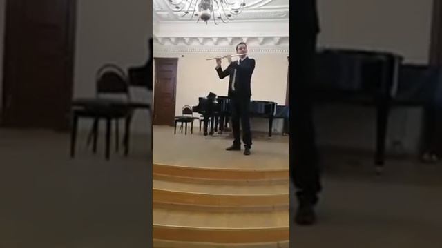 E. Shatrova. Sonata for solo flute Cantata Silva (Enchanted wood), part I. Almaz Bagabiyev, flute. смотреть онлайн