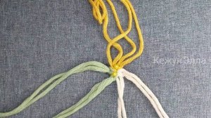 МК цветная круглая салфетка. Искусство современного макраме.