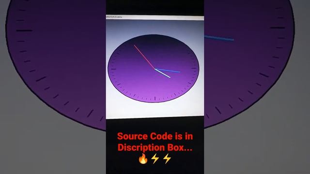 Making Continuous Clock ⏰ Using Python Turtle Graphics???⚡?