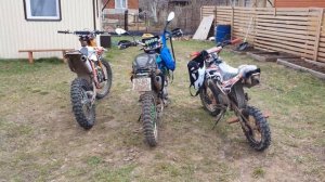 Кайо т2 "Kayo T2 enduro" работа глушителя с флейтой из алиэкспресса.db-killer.Флейта в глушитель...