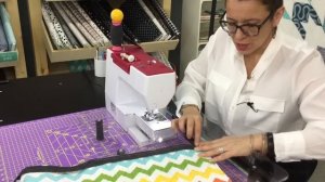 Machine binding a quilt for beginner quilters