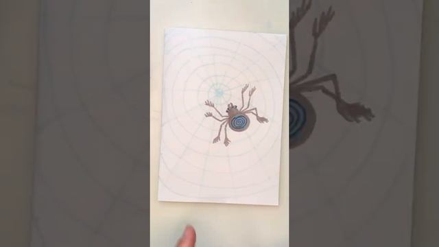 Рисуем паука в паутине и цветы. Как нарисовать паука. Drawing spider. Урок рисования.